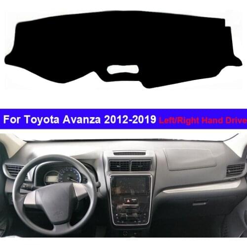 Car Dashboard Cover Dash Mat Carpet Cape For Toyota Avanza 2012 - 2019 Auto Sun Shade Anti-Sun UV Anti-dirty 2018 2017 2016 2015
