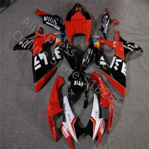 Red white black Fairing Motorcycle Bodywork Set Fairing kit For Suzuki GSXR600/750 GSXR600-750 2006-2007 2005 06-07Fairing