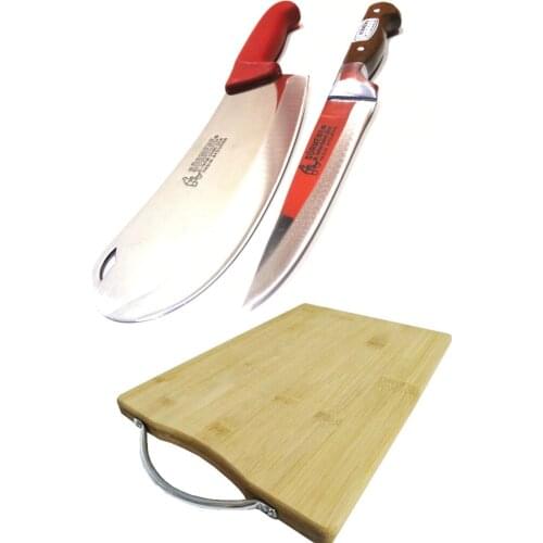 Line Armor Pie Cutter Kitchen Knife 2 Piece Set Cutout Tahtatalı 30 cm without handle steel Riding on knife 27 cm steel thickness