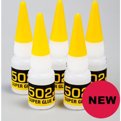 3Pcs Instant Quick-drying Cyanoacrylate Adhesive Strong Bond Fast Leather Rubber Metal 8g Office Supplies 502 Super Glue