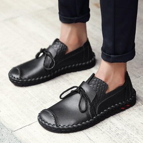 New Spring and Autumn Mens Classic British Style Driving Shoes Personality Comfort High Quality Outdoor Leisure Large Size 47