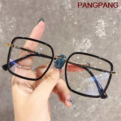 2021 Blue Light Blocking Glasses Women Fashion Square Eyeglasses Frame Men Computer Lens Radiation Protection Anti Blue Glsses