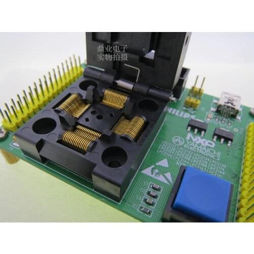 Original NXP IC Test Seat LPC2109 LPC2194 LPC2148 Burning Programm LQFP64 Socket Adapte