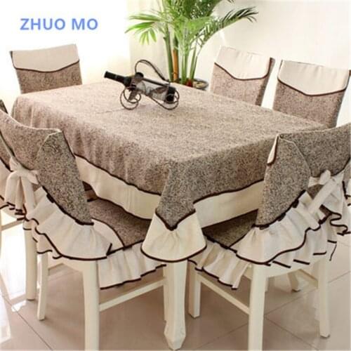 Fashion Rectangular table cloth chair covers dining for coffee table for home Decoration Table Covers Home Decor