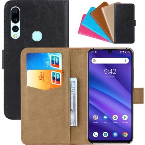 Luxury Wallet Case For UMIDIGI A5 Pro PU Leather Retro Flip Cover Magnetic Fashion Cases Strap
