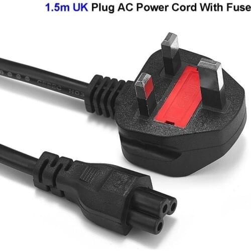 EU AU UK US Plug Power Cord 1.5m Power Supply Cable For HP Dell Lenovo Sony Samsung LG Toshiba ASUS Notebook Laptop LG TV