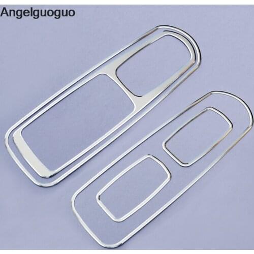 Car Styling Car Window Glass Lift Buttons frame decoration cover trim For Porsche Panamera Cayenne Macan