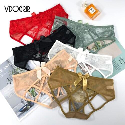 VDOGRIR Hot Sexy Women Hollow Out Panties Underwear Seamless Belt Briefs Low Waist Female Breathable Underpants Lady Lingerie