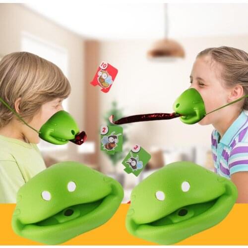 Funny Greedy Chameleon Game Lizard Spit Tongue Toys Interactive Family Party Board Game Gift Toy For Boys Girls