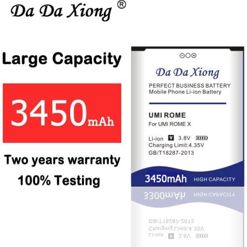 100% New high quality 3450mAh Umi ROME Battery for UMI ROME X ROMEX Smartphone