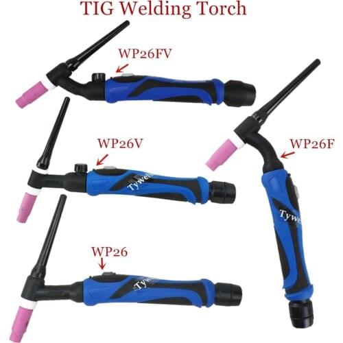 WP-26F TIG Torch Body TIG26F Argon Welding Torch Head WP26 Flex Air Cooled Gas Tungsten Arc Welding GTAW A-200 Flex Torch