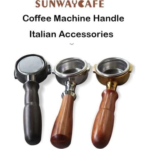 58MM Coffee Machine Handle Bottomless Filter Holder EXPOBAR E61 Stainless Steel Espresso Coffee Maker Parts Cafe Accessory