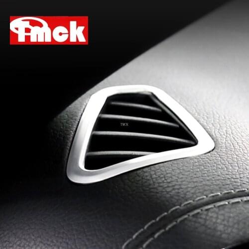 ABS Chrome Car Dashboard Air Conditioning Vent Frame Trim Cover Stickers Accessories For Mercedes Benz A Class W177 V177 2019