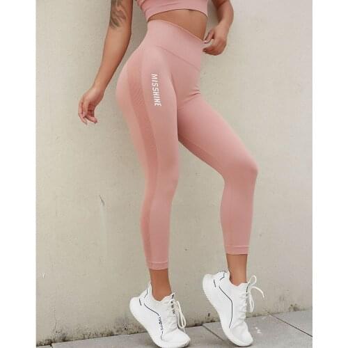 High Waist Seamless Yoga Pants Women Squat-Proof Sports Legging Tight Fitness Tummy Control Yoga Pant Workout Running Gym Sports