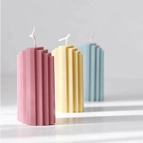 DIY Handmade Candle Mould Trapezoidal Building Blocks Candle Mould Aromatherapy Candle Mould Iceberg Candle Mould