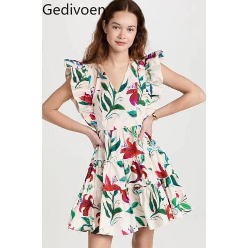 Gedivoen Summer Mini Dresses