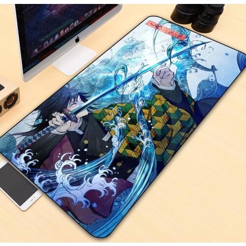 GuJiaDuo Japanese Anime Mouse Pad Demon Killer Laptop PC Gamers Gaming Accessories Keyboard Carpet Mat Gaming Mouse Pad Desks