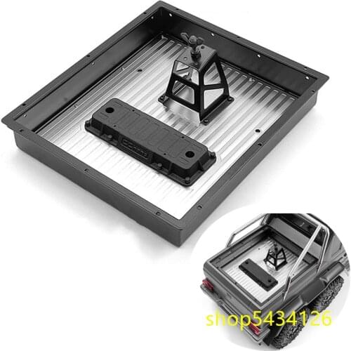 Metal Rear Compartment Bucket For 1:10 Rc Car TRAXXAS-TRX6 Transport Container 6X6 G63 TRX-6 Tail Bucket Upgrade Part