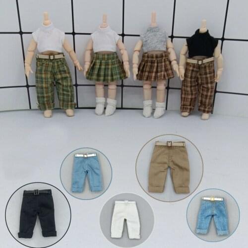 Ob11 Molly fashion trousers BJD Baby clothes GSC solid clay hand do YMY doll clothes doll accessories