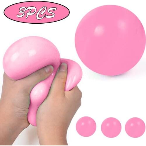 Decompress Vent Ball Stress Ball Squeeze Relax Jelly Beads Colourful Toy hand Anti-stress Relief Pressure Ball Давление на ручку