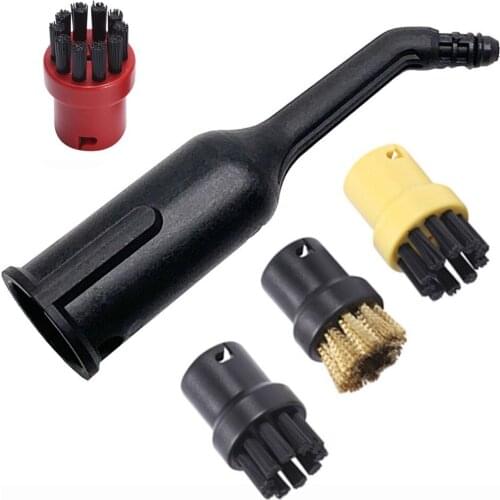 Steamer Detail Attachment + Small Flat Brush For KARCHER Steam Cleaner Robot Vacuum Part Household Sweeper Cleaning Tool Replace