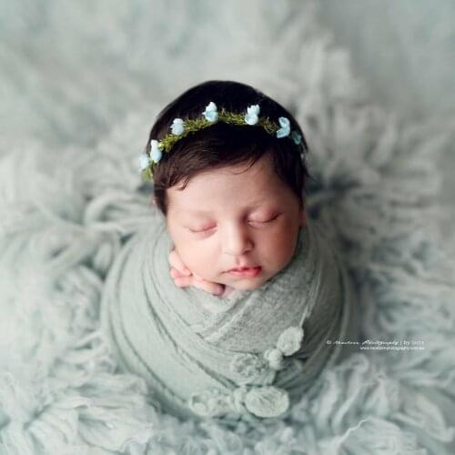 Original creative cheese wrap bubble shape blanket newborn photography props