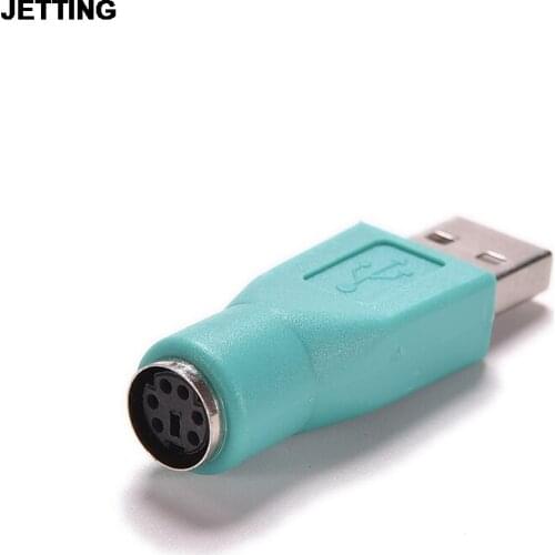 JETTING 1PC USB 2.0 Male to for PS2 Female Converter Adapter for PS2 Computer PC Laptop Keyboard Mouse Cable Connector