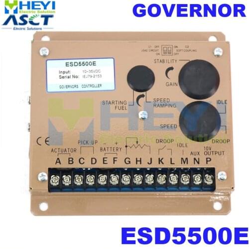 Actuator ESD5500E Diesel generator Governor 12V / 24V Gasoline Generator Parts Speed Governor Controller