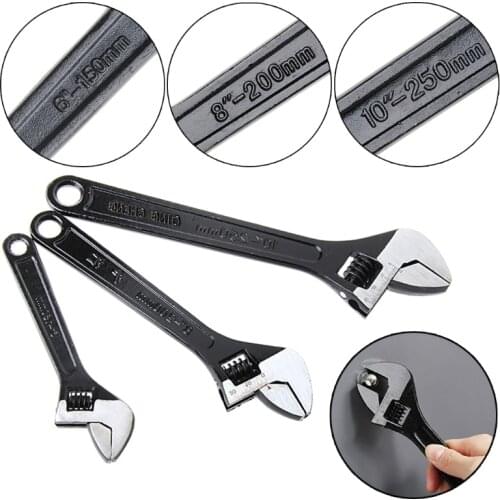 New 6" 150mm Professional DIY Adjustable Wrench Spanner Hand Grip Tool wera tools screwdriver set