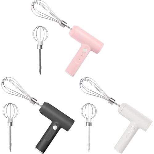 Handheld Cordless Portable Blender High Power Egg Whisk Foamer Jam Blender