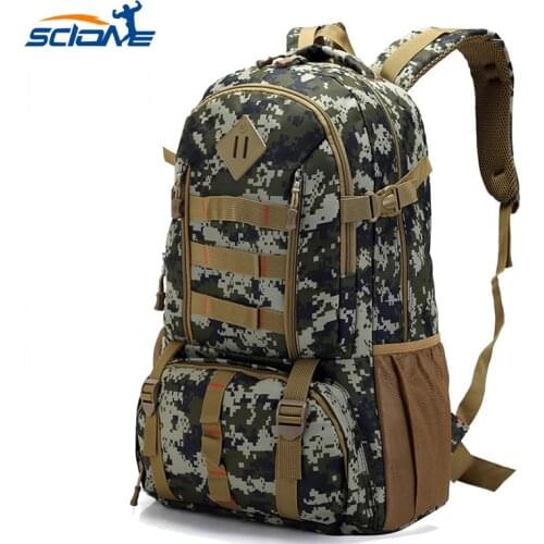 Scione Large 50L Waterproof Molle Military Tactical Backpack outdoor sport backpack camping hiking backpacks mochila deportiva