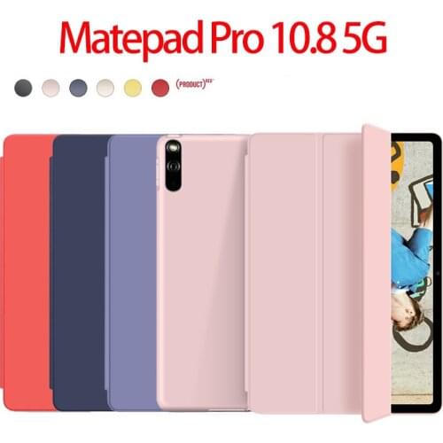 Foldable TPU Case for Huawei Matepad Pro 10.8 5G 2020 Tablet Soft Cover for Huawei Matepad Pro 10.8 inch PU Leather Funda