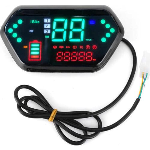 48V/60V Speedometer Odometer Tachometer ATV Meter Digital LCD Display Universal Motorcycle Instrument For Electric Motorcycle