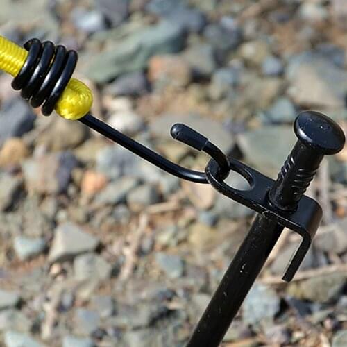 Steel Tent Stakes Naturehike Outdoor Equipment 10mm For Hiking Supplies Portable Travel 20/30/40CM Nails Steel Tent Pegs