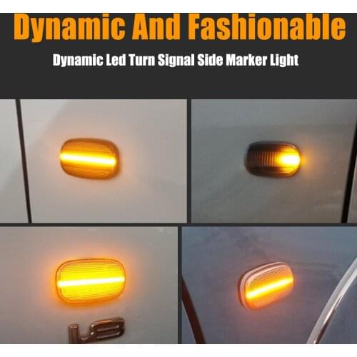 For Toyota Corolla RAV4 Prius Yaris Camry Vios Hilux Allex Avensis Mk4 LED Dynamic Car Blinker Side Marker Turn Signal Indicator