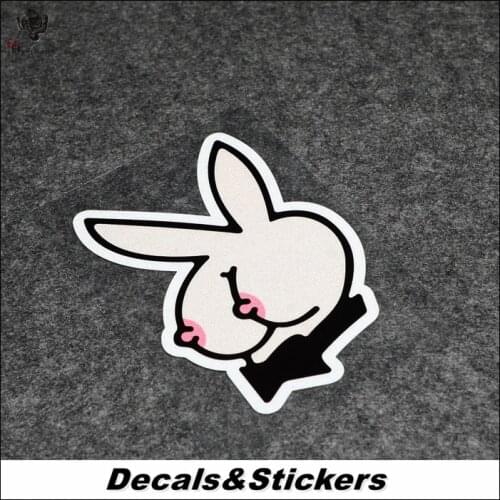 NO.L331 Play Boy Funny Cartoon 3M Reflective Modified Stickers Waterproof Decals Car Racing Motorcycle Scratches Cover