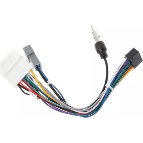 Universal Female Wiring Harness Car Radio Adaptor Connector Wire Plug for Nissan X-Trail Micra for SUBARU Impreza 2007