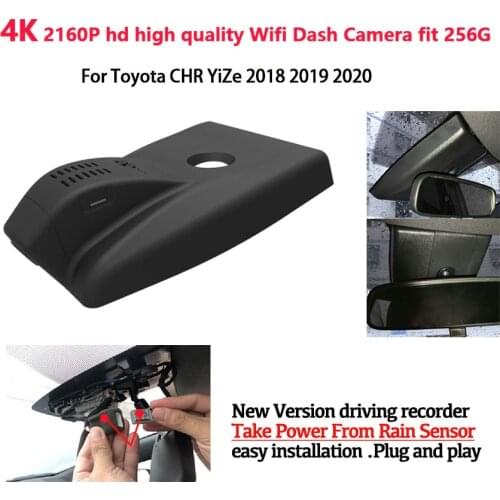 HD 4K 2160P Easy to install Car DVR Video Recorder Dash Cam Camera For Toyota CHR YiZe 2018 2019 2020 high quality Night vision