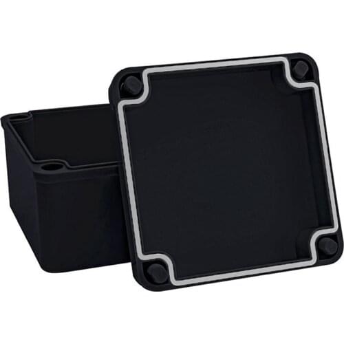 Waterproof Black DIY House Meter Box ABS Plastic Project Box Storage Box Enclosure Box