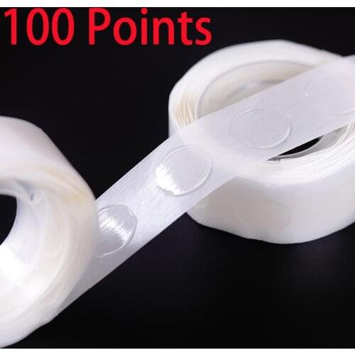 100 Points Balloon Glue Dot Attach Balloons To Ceiling Or Wall Stickers Balloon Accessories Balloon Glue Party Decor Attachment