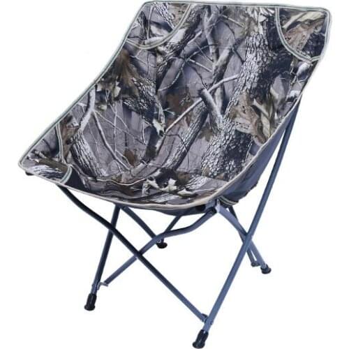 2021 Outdoor Portable Folding Moon Shape Fishing Chair