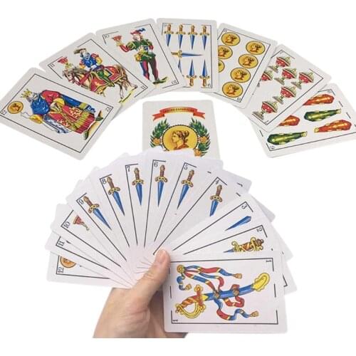 50 Cards Deck Spanish Playing Cards Magic Props Family Party Board Game Poker Cards M5TC
