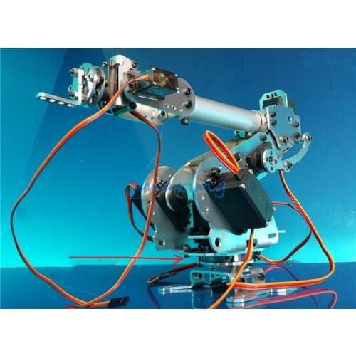 6 Degree Of Freedom Robot Arm Model Toys Manipulator Robotic Education Manipulator DIY Kit for RC To