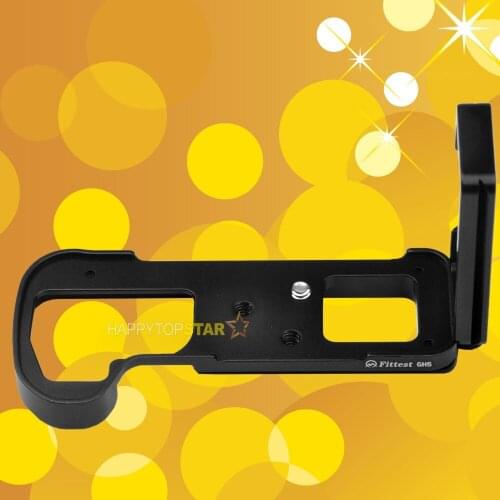Brand New Quick Release L-Bracket & Camera Vertical Grip Custom for Panasonic GH5 Arca Swiss kirk RRS Wimberley Markins Fotopro