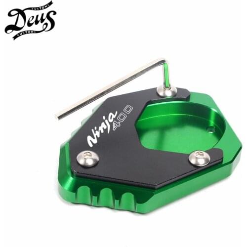 Picks items For KAWASAKI NINJA400 NINJA 400 250 NINJA250 Motorcycle Accessories Kickstand Sidestand Stand Extension Enlarger Pad
