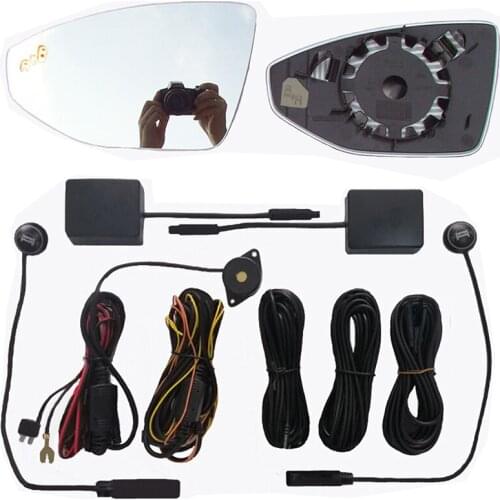 Car Led Side Mirror Blind Spot Detector Alarm 24ghz Radar Detecting Security Driving Parking Sensor for Audi A6 A7 C7 C8