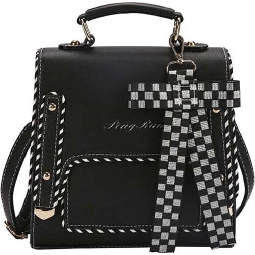 Free Shipping New Style Fashion Bow Leather Small Backpack Womens High Quality Shoulder Bags Cute Girls Crossbody Bag