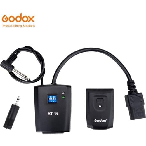 Godox AT-16 Wireless Studio Flash Trigger for Canon, Nikon, Pentax, Olympus, Samsung, 16 Channel, AC Power, Sync Speed 1/200s