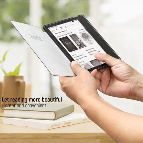 Tablet Ebook case for Kindle Oasis 2 7.0" 2017 Folio PU Leather Sleep Smart Cover e-Reader Protect leather Case