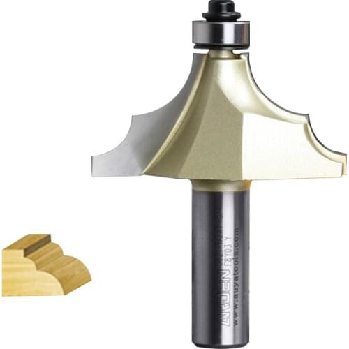 Woodworking Tools French Traditional Double Roman Ogee Table Bit Arden Router Bits - 1/2*3/4 - 1/2" Shank - Arden A0821138